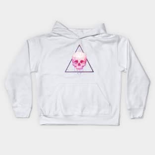 Skull in triangle Kids Hoodie